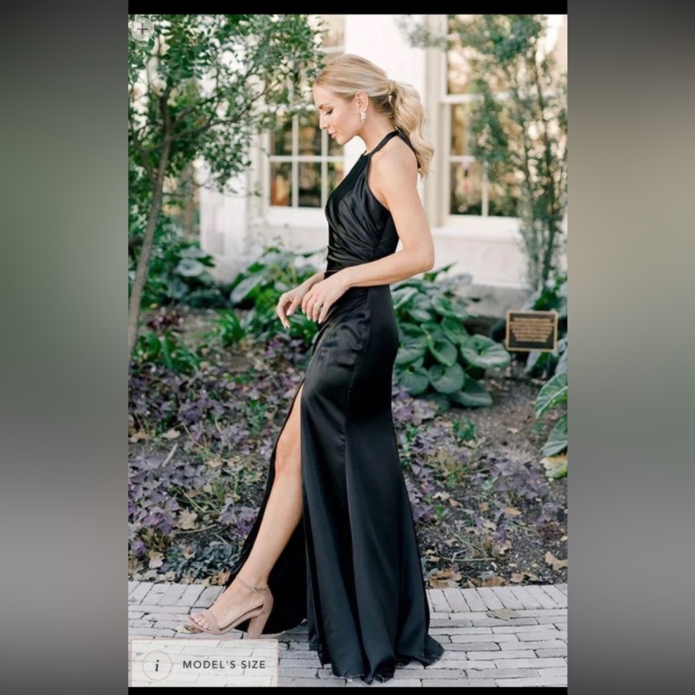 Revelry Fallon Satin Dress